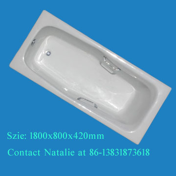 enamel cast iron bathtub NH-007