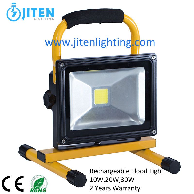 10W-30W LED Rechargeable flood light for outdoor, IP65, CE ROHS approved