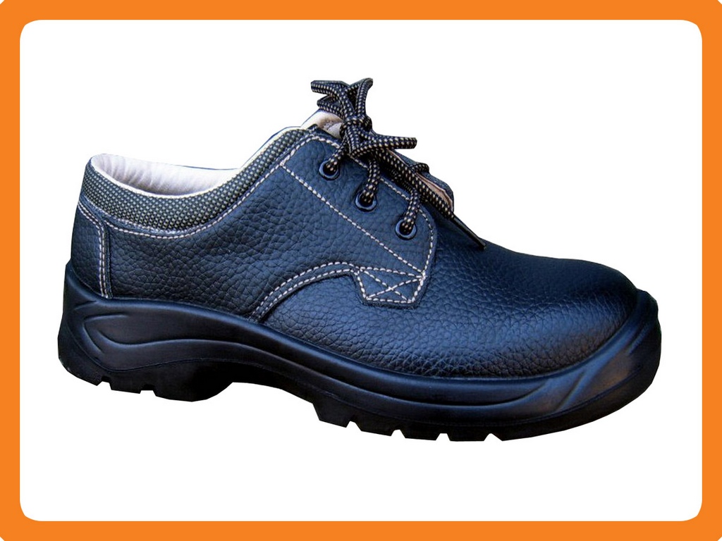 embossed leather safety shoes 300009