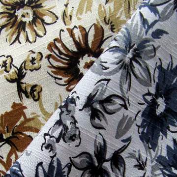 blended linen printing fabric