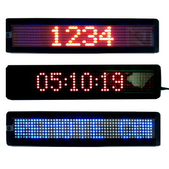 7*50 Ultra-bright Red Color LED Moving sign with Remote control