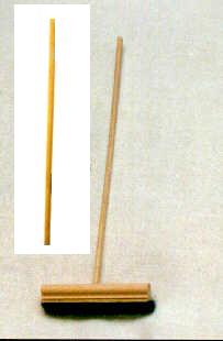 hand wood mop and Brooms