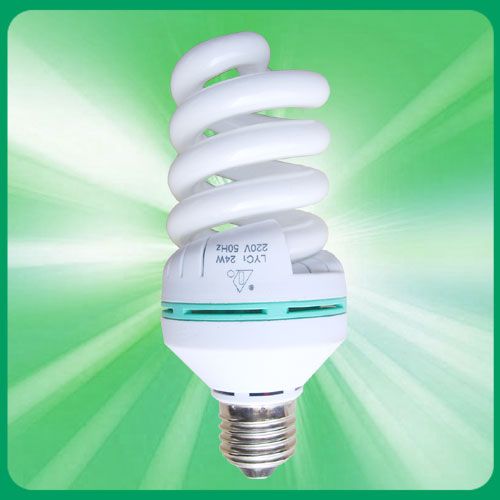 Complete spiral energy saving lamp