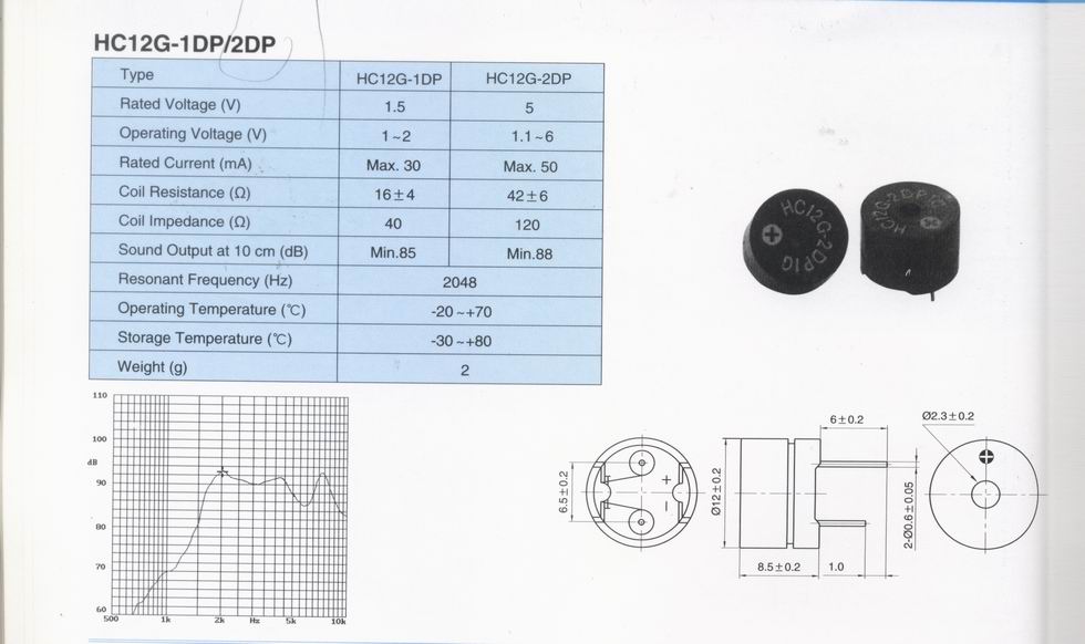 Electro Magnetic Buzzer