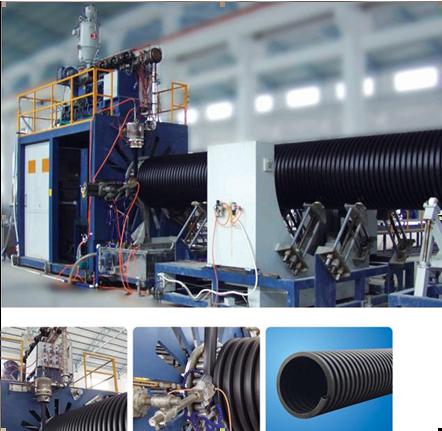 HDPE Spiral Corrugated Pipe Extrusion Line