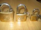 brass padlock