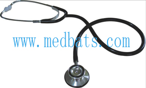 Two-sided aluminum alloy stethoscope