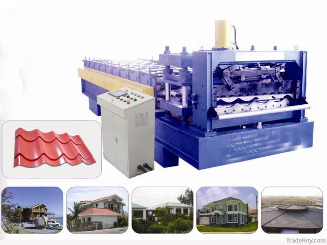 Step Tile Roof  Roll Forming Machine