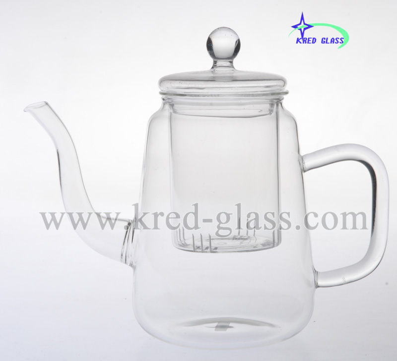 glass teapot & cup