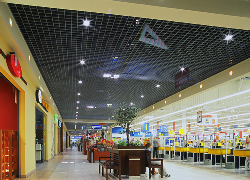 Suspended ceiling - open cell