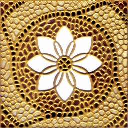 Pattern With Gold Tiles