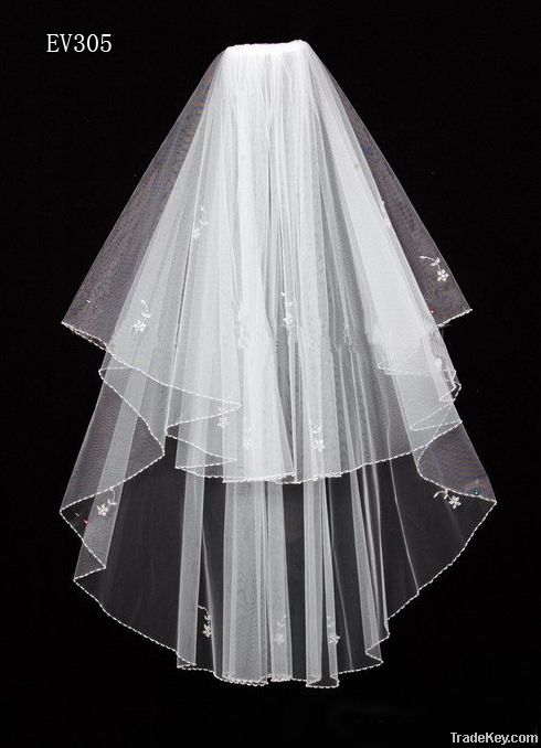 Beaded veils