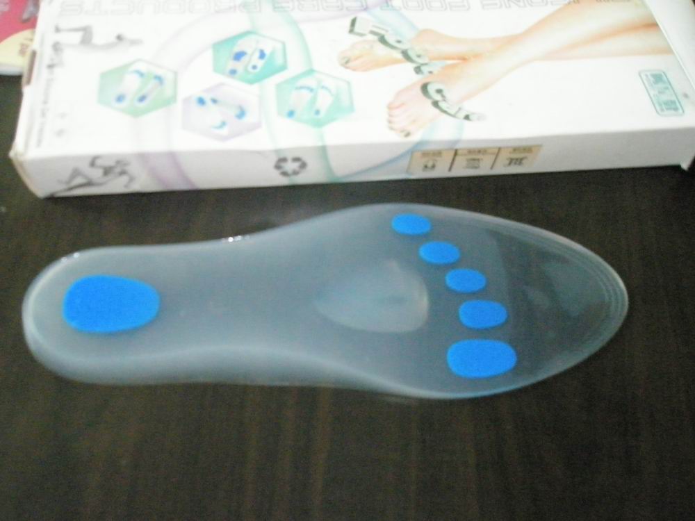 Silicone gel for shoe heel insole and inner bra