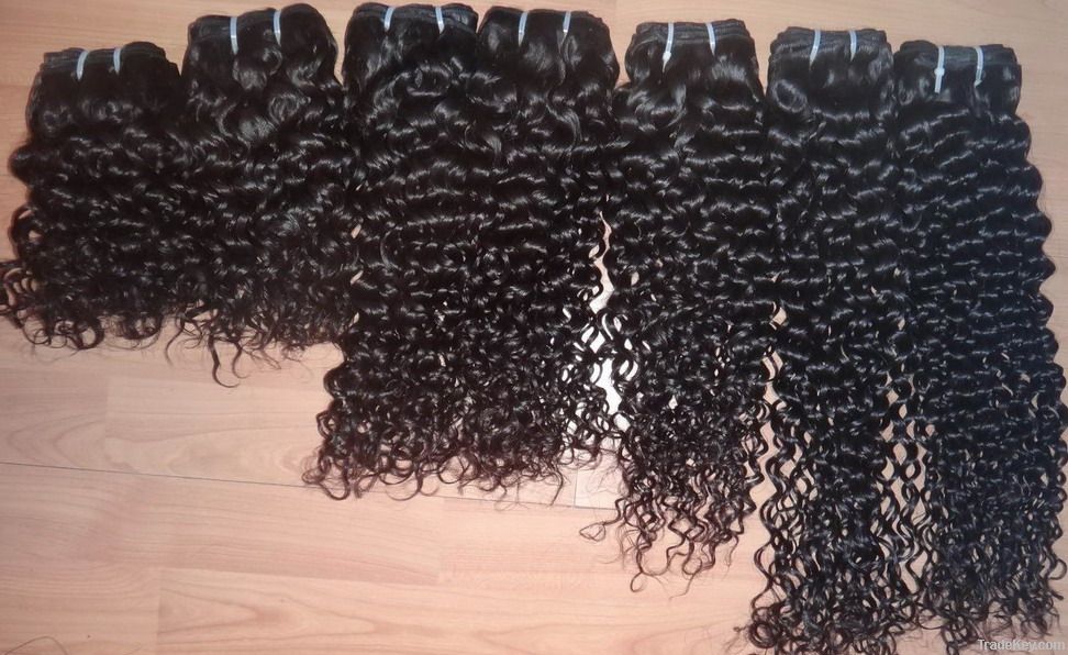 Wholesale curly brazilian virgin hair weave
