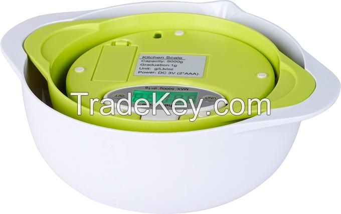 Digital Kitchen Scale With Bowl