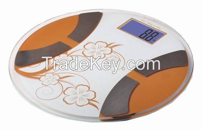 Round Body Fat Scale Backlight