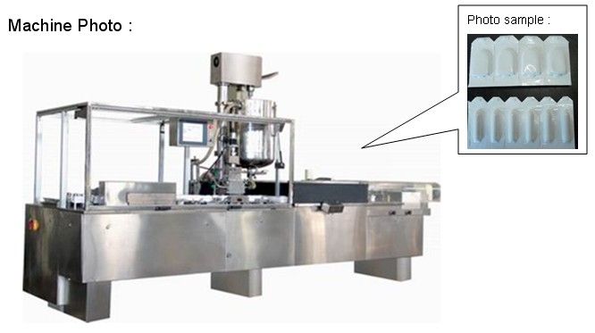 China pharmaceutical machine for High speed suppository filling and sealing production line