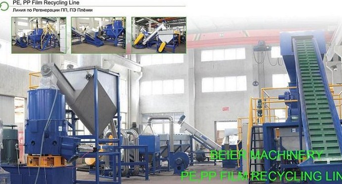 PE, PP Film Recycling Line