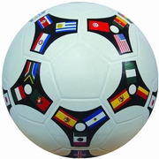 Flat Surface Rubber Soccer Ball