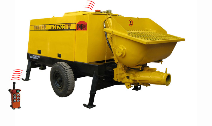 HBT70CIII trailer concrete pump