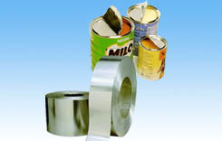 colorless lacquered aluminium strip for Ropp cap