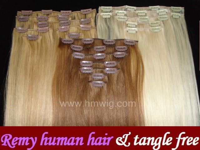 Clip In Remy Hair Extensions Tangle Free