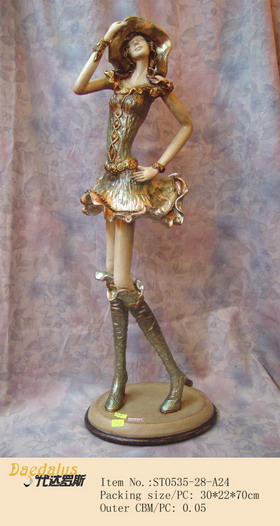 ST0535-28-A24 lady figurine