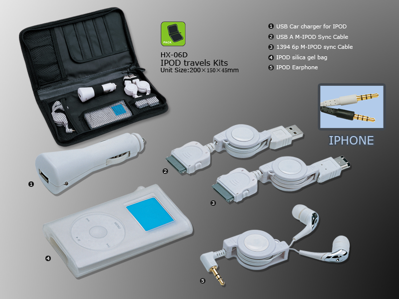 New Ipod Travel Kits