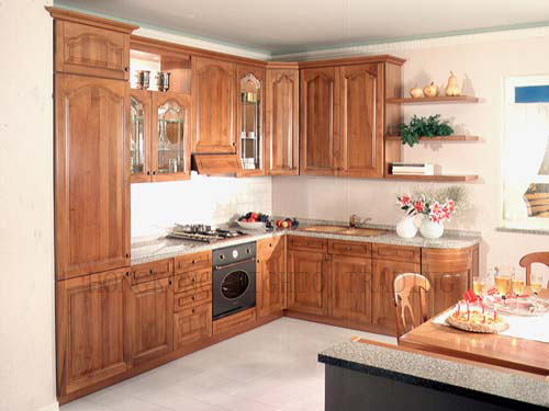 Wooden Kitchen Cabinet (SW02)