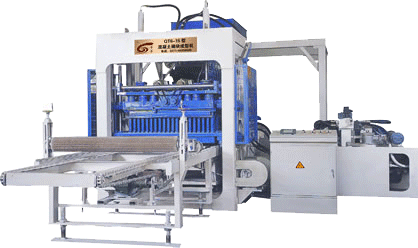 automatic concrete block moulding machine