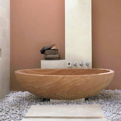 Sandstone Bathtub