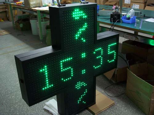 LED cross display