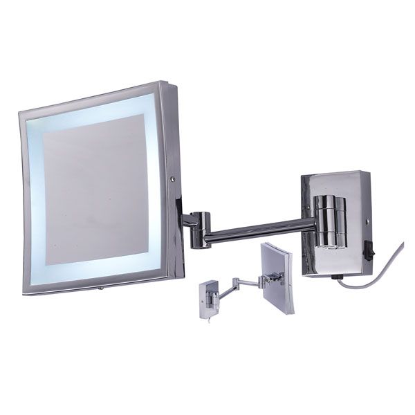 magnify 3X LED wall mounted mirrors Cosmetic mirrors