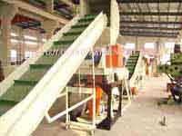 PE-PP plastic film recycling, cleaning line