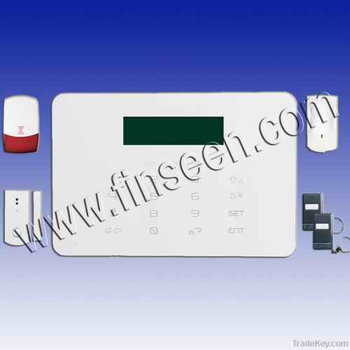 DIY Wireless GSM PSTN Home Intruder Alarm System Touch Keypad 3/4bands