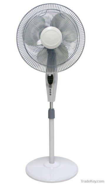 stand fan with remote control and 8 oscillation