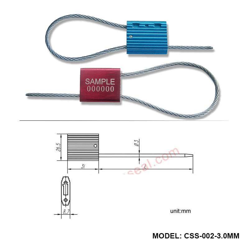 High Security Bolt Seals, Cable Seals, Plastic Seals, and Meter Seals