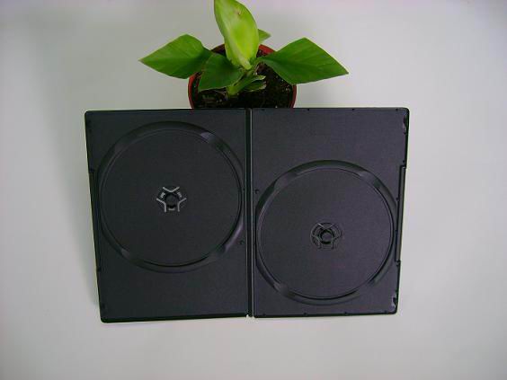 7mm single and double black DVD case