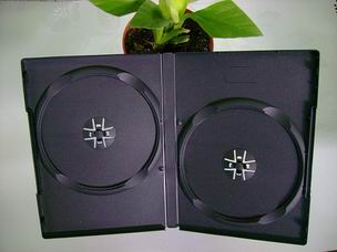 14mm single and double black DVD case