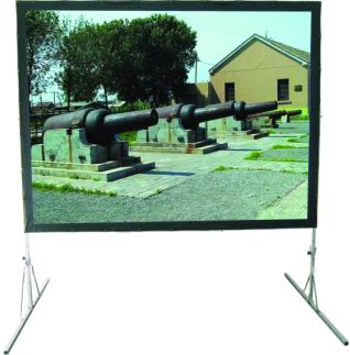 Fast Fold Screen--projection screen/projector
