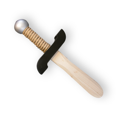 wooden toy sword