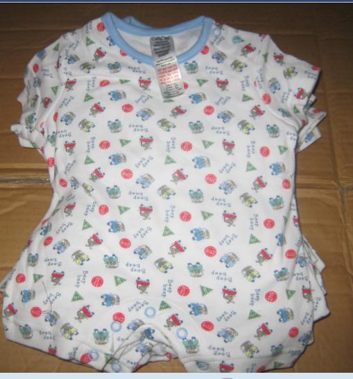 Stock lot infant garment