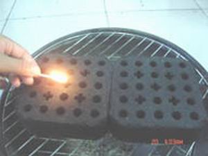 Square shape BBQ brick(Safe, Instant, Energy saving)