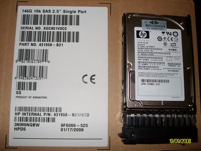 IBM/HP server options 431958-B21 146GB  SAS server hard disk