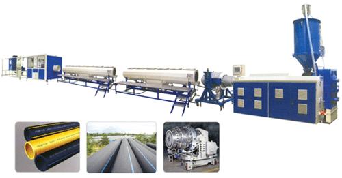 HDPE Water and Gas Supply Pipe Extrusion Line