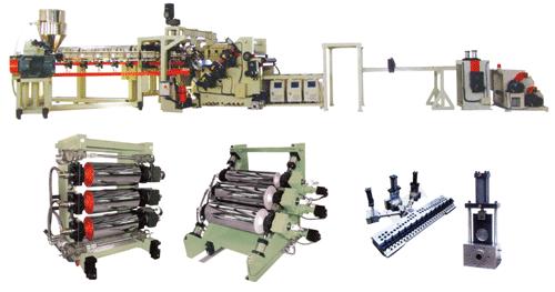 PE PP ABS PS PMMA mono & multi-layer sheet Extrusion Line