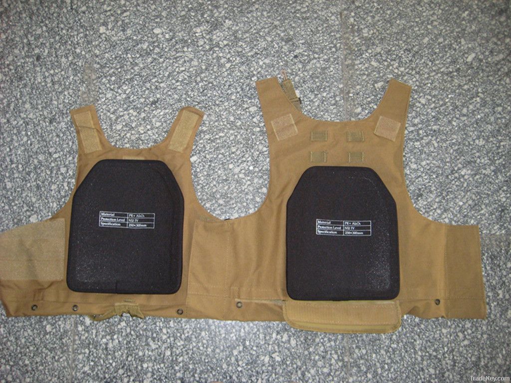 Body Armor Bullet Proof Creamic Plate IV(STAND ALONE)