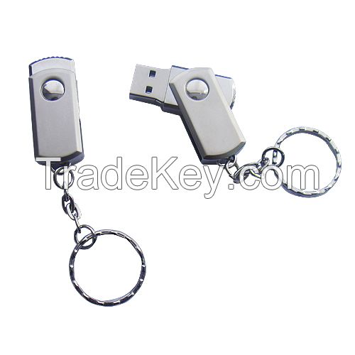 FDM08S Promotional Gift Metal Keychain USB Flash Drive