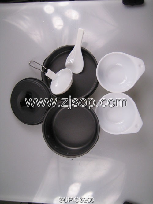 Camping cooker set