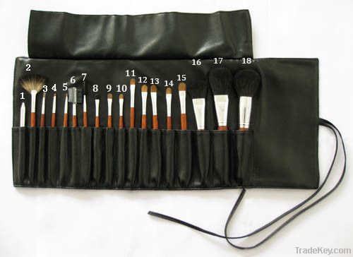 20pcs artist makeup brush set with pouch